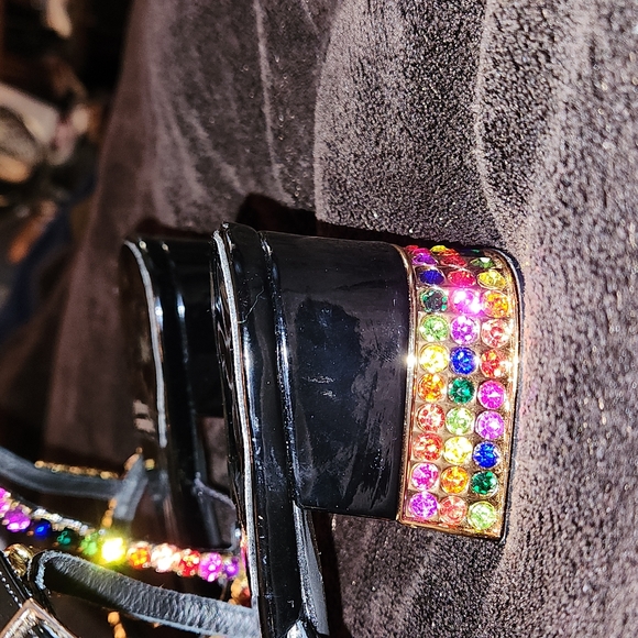 Jeffrey Campbell Rhinestone Sandals - Picture 11 of 12